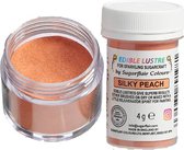 Sugarflair Eetbare Glanspoeder - Silky Peach - 4g - Voedingskleurstof