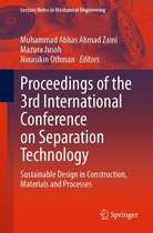 Lecture Notes in Mechanical Engineering - Proceedings of the 3rd International Conference on Separation Technology