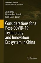 Disaster Risk Reduction - Considerations for a Post-COVID-19 Technology and Innovation Ecosystem in China