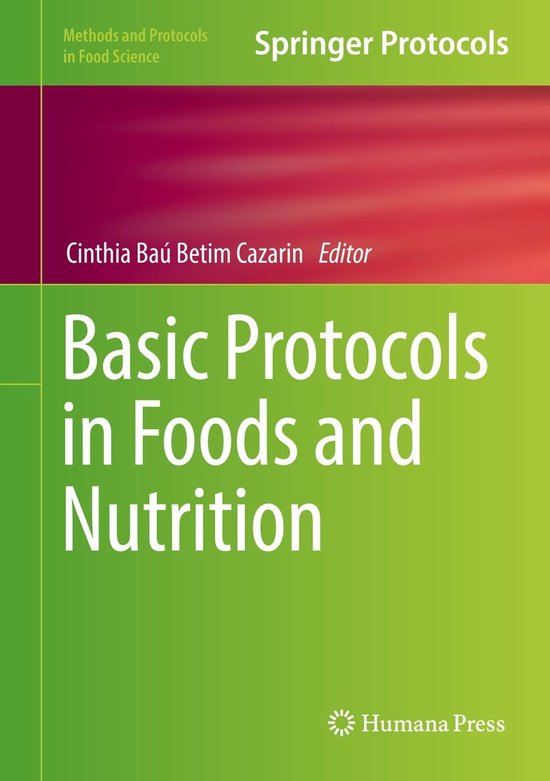 Springer Protocols - Basic Protocols in Foods and Nutrition - cover