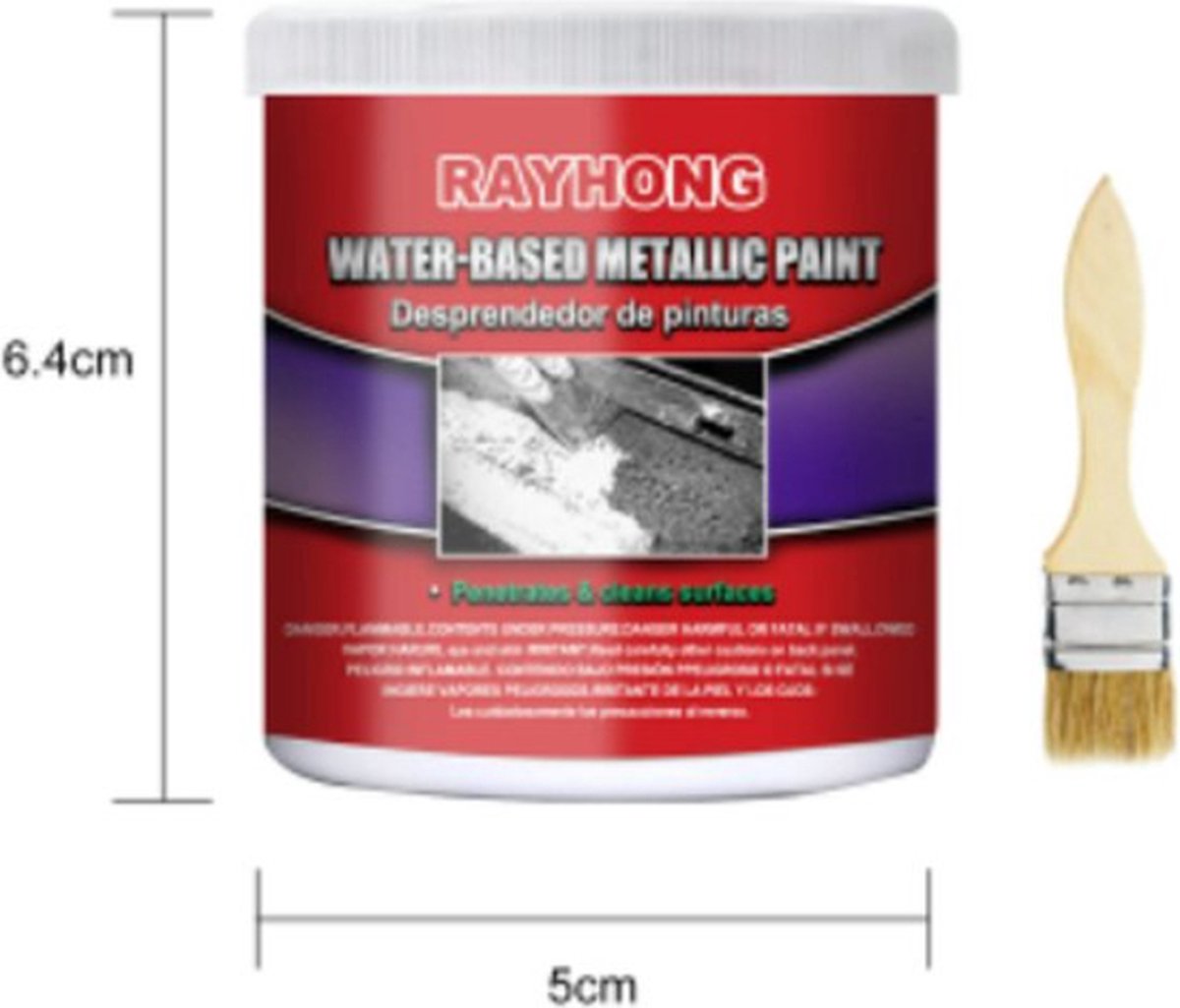 TLVX Anti roest middel op waterbasis - Voorkomt corrosie - Roest remover - 100ML - Roest verwijderen - Huis - Tuin en Auto Roestvrij - Roest verwijderen metaal - Metaal roest reiniger - Veelzijdig en effectief in 10 min!