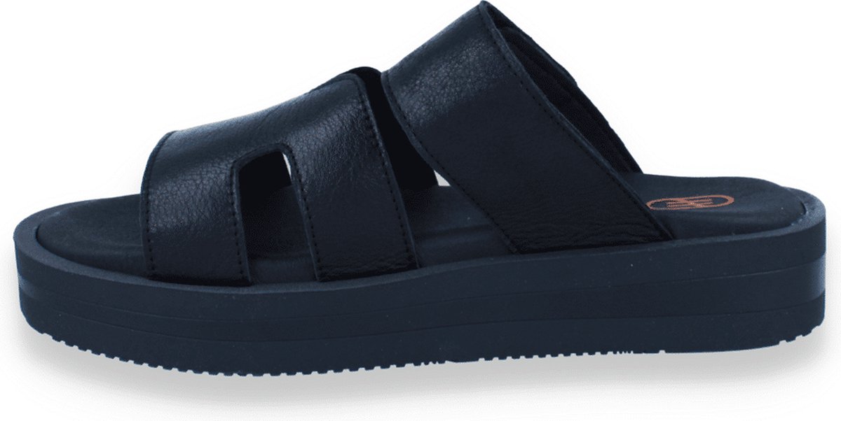 Hee! Dames Slipper | Zwart | Maat: 37
