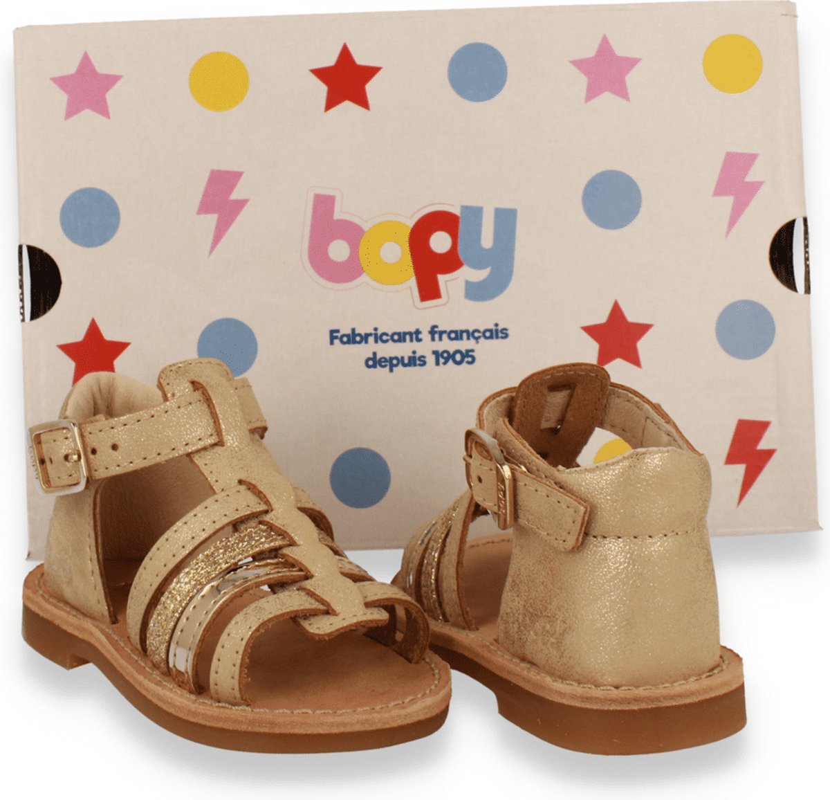 Bopy Meisjes Sandaal | Goud | Maat: 23