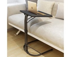 Merah Bedtafel voor op bed - Bijzettafel en Laptop Standaard Zwart - Laptoptafel Verstelbaar - Side Table -