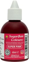 Colorant Alimentaire Liquide Sugarflair - Hautement Concentré - Super Rose - 60 ml