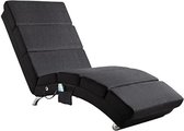 Massage stoel - 186 x 55 x 89c - Antraciet