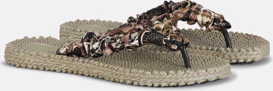 Ilse Jacobsen Slippers met stoffen band CHEERFUL05 - 780 Platin | Platin