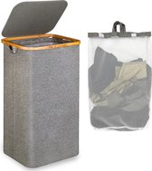 Large Laundry Basket with Lid, 100 L