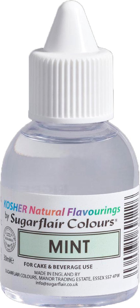 Sugarflair Natuurlijke Smaakstof - Munt - 30ml - Aroma - Kosher