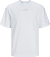 Jack & Jones T-shirt Jcoaltitude Tee Ss Crew Neck Ss24 L 12254988 White Mannen Maat - L