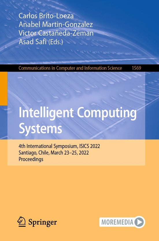Springer Nature Proceedings Computer Science - Intelligent C ... - cover