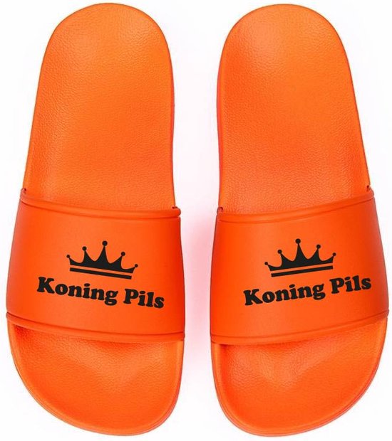 Slippers king lager orange 46