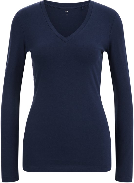 WE Fashion Dames biologisch katoen shirt - Maat L