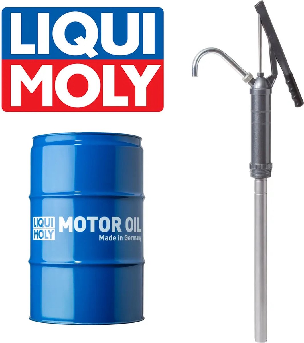 Handpomp voor 60L en 205 olie vat Liqui Moly
