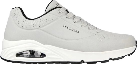 Skechers Uno Heren Sneakers 52458-lgbk - Kleur Grijs - Maat 42.5