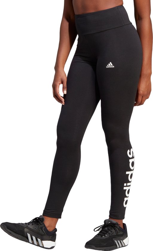 Foto: Adidas sportswear essentials high waisted logo legging dames zwart l