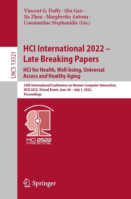 Springer Nature Proceedings Computer Science - HCI Internati ... - cover