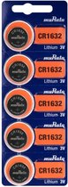CR1632 Lithium Batterij 5 stuks muRata