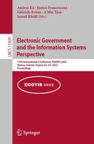 Lecture Notes in Computer Science 13429 - Electronic Government and the Information Systems Perspective