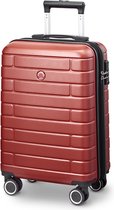 Arogado by Jump - Handbagage 55 cm - 4 Wielen - TSA-Cijferslot - Expandable - Rood