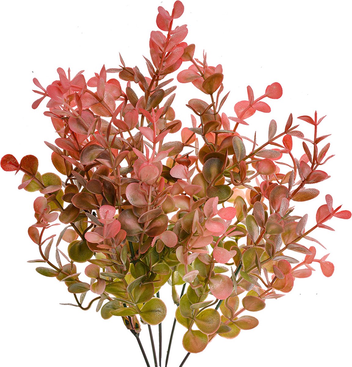 Clayre & Eef Kunstplant 35 cm Rood Zwart Kunststof Roze
