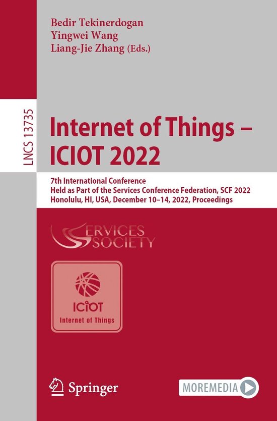 Springer Nature Proceedings Computer Science - Internet of T ... - cover