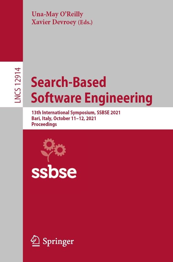 Springer Nature Proceedings Computer Science - Search-Based  ... - cover