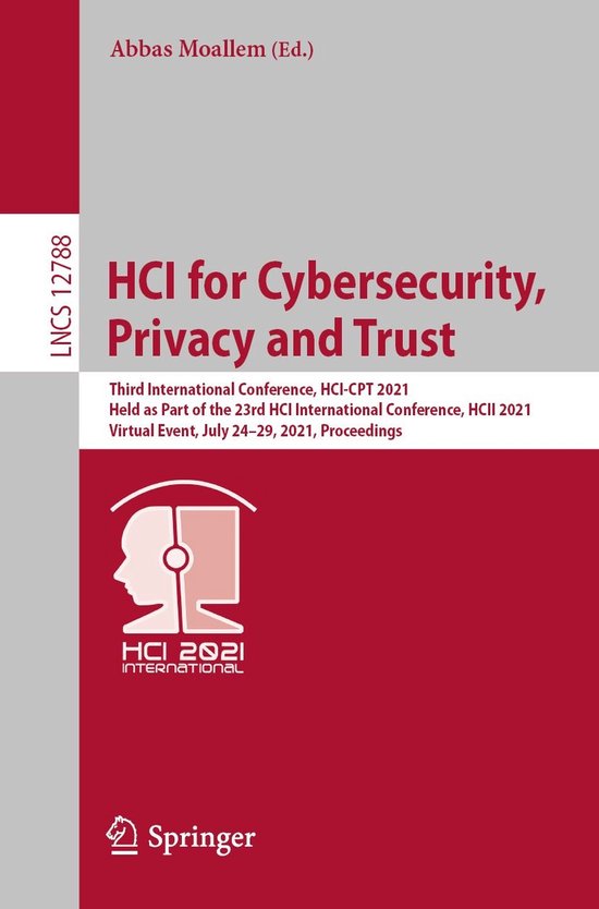 Springer Nature Proceedings Computer Science - HCI for Cyber ... - cover