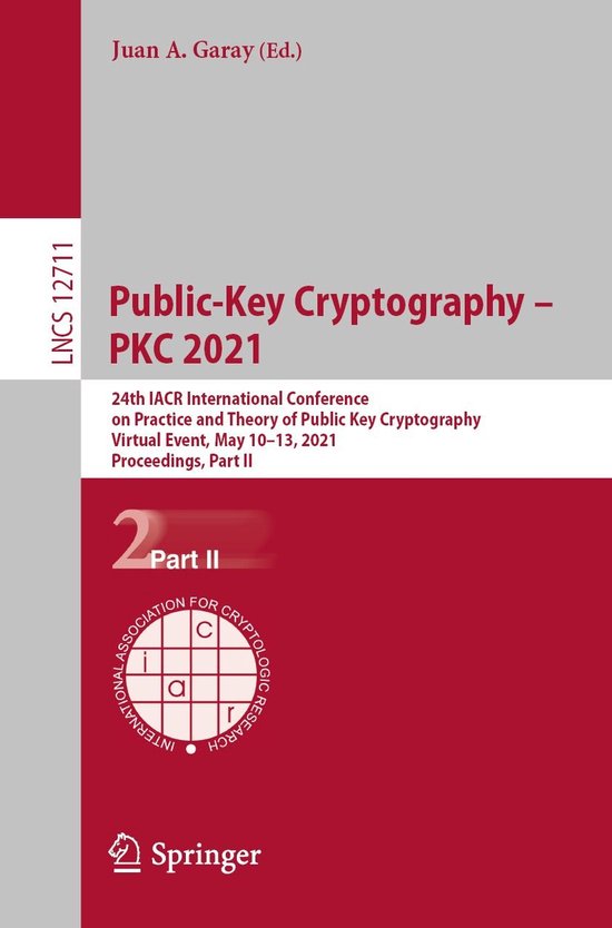 Lecture Notes in Computer Science 12711 - Public-Key Cryptog ... - cover
