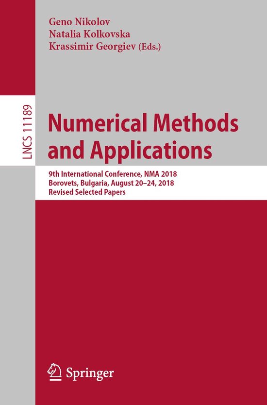 Lecture Notes in Computer Science 11189 - Numerical Methods  ... - cover