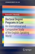 SpringerBriefs in Law - Doctoral Degree Programs in Law