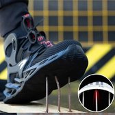 Man Veiligheidsschoenen Lek-Proof Werk Sneakers Lichtgewicht Werkschoenen Heren Stalen Neus Schoenen Veiligheidslaarzen Onverwoestbare Schoenen