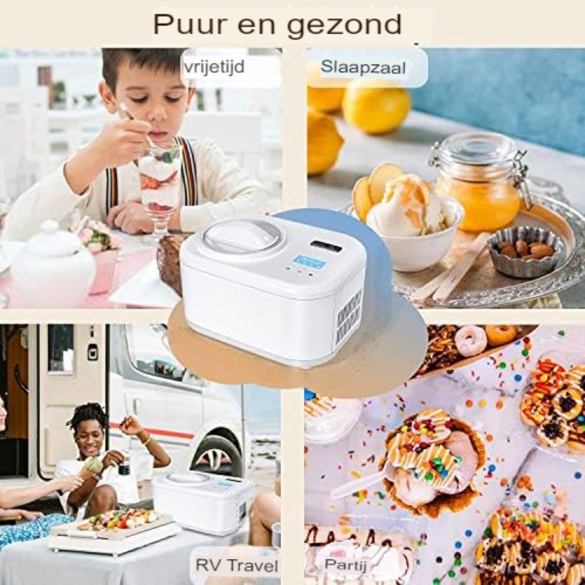 Medion Ijsmachine Met Compressor Geschikt Voor Het Bereiden Van Ijs Frozen Yoghurt Sorbet 760718630 Medion Ijsmachine Met Compressor Geschikt Voor Het Bereiden Van Ijs Frozen Yoghurt Sorbet 760718630