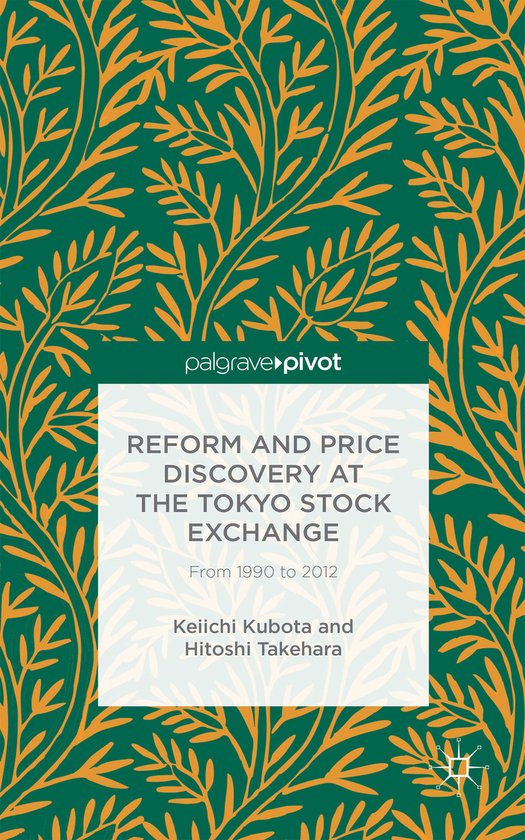 Reform and Price Discovery at the Tokyo Stock Exchange - cover