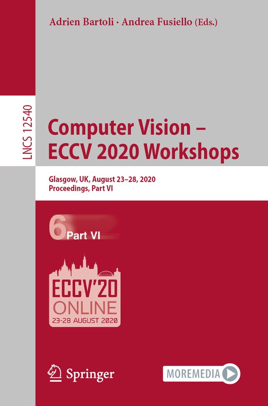 Computer Vision ECCV 2020 Workshops - cover