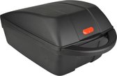 Bagagedragerbox, geschikt voor alle standaard bagagedragers, geschikt voor e-bikes, afsluitbaar, zwart