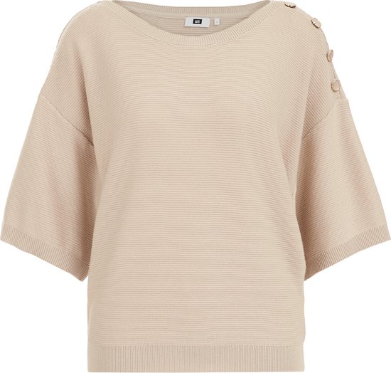 Pull fin tricoté WE Fashion Ladies avec structure