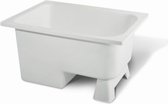 Baignoire sabot autoportant Marinella rectangulaire 65×105×52 cm Polypropylène Blanc Mat