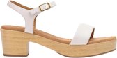 Unisa Irita 24 Ivory Sandalen met lage Blokhak