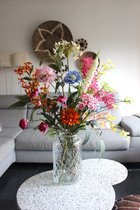 Kunstbloemen - zijdenbloemen - Veldboeket - hoogte 70 cm - Bloemenjunkie.