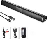Sustainably C Tv Geluid Bar - Soundbar voor Tv - Met Afstandbediening - Speaker - Geluidsysteem - Geluidsbox - Bedraad en Bluetooth - Surround Sound - zwart