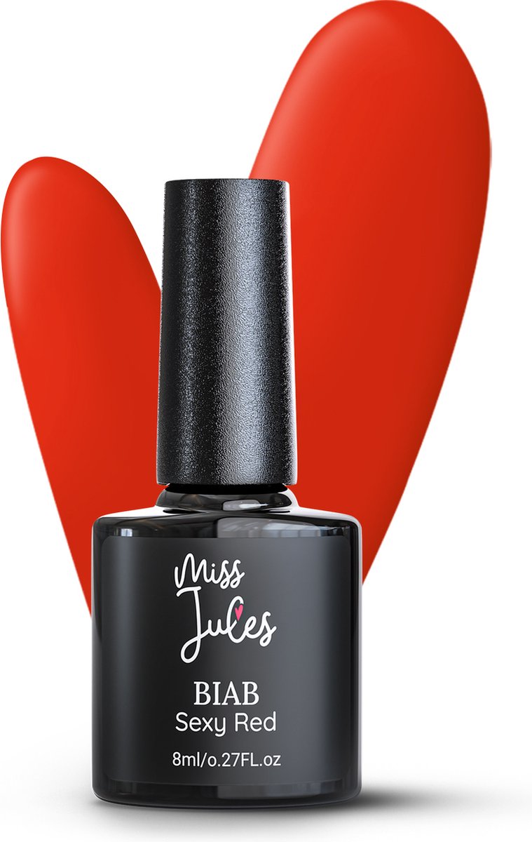 Goedkoopste Miss Jules® BIAB – Builder in a Bottle – BIAB Nagel Builder Gel - Rood - HEMA & TPO Free