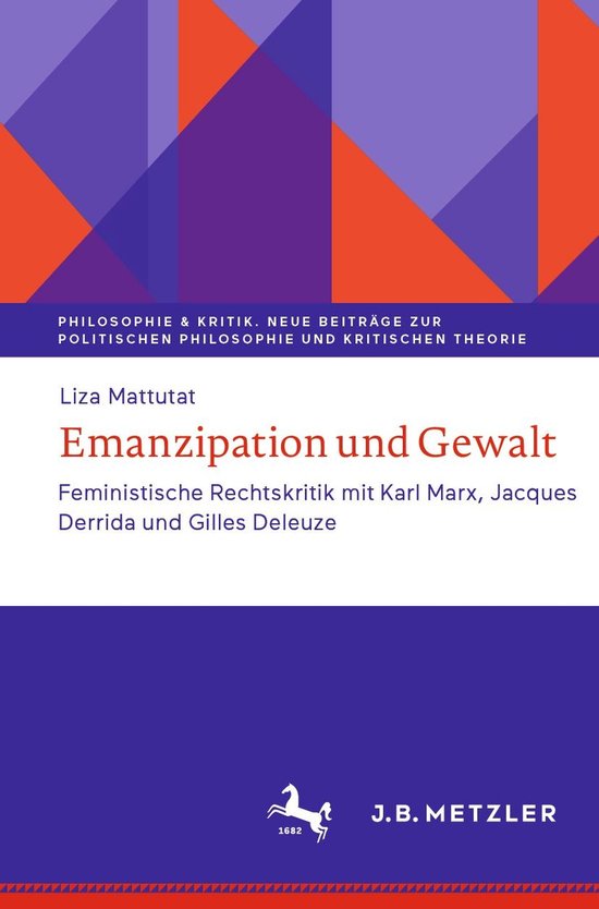 J.B. Metzler Humanities (German Language) - Emanzipation und ... - cover
