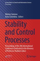 Lecture Notes in Control and Information Sciences - Proceedings - Stability and Control Processes