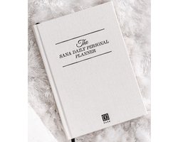 SANA Daily Personal Planner - Beige - Linnen - Dagplanner - Organizer - Agenda - Journal - Reflectie - Gratitude - Productiviteit - Mindset - 5 Minute Journal - Cadeau Verjaardag Vrouw - Man - Kerst cadeau