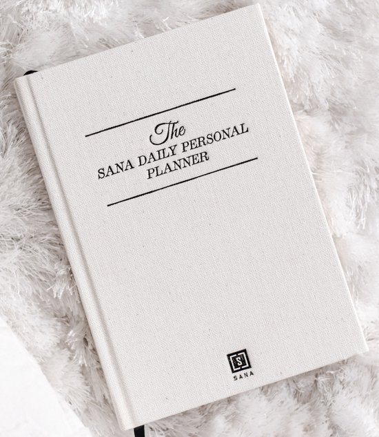 SANA Daily Personal Planner - Beige - Linnen - Dagplanner - Organizer - Agenda - Journal - Reflectie - Gratitude - Productiviteit - Mindset - 5 Minute Journal - Cadeau Verjaardag Vrouw - Man - Kerst cadeau