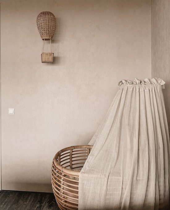 House of Tods Wieg Joy Rotan Handgemaakt - 2021 - Wiegje - Baby - Babykamer - Kinderkamer - Exclusief - Duurzaam - Incl Matras - Cadeau