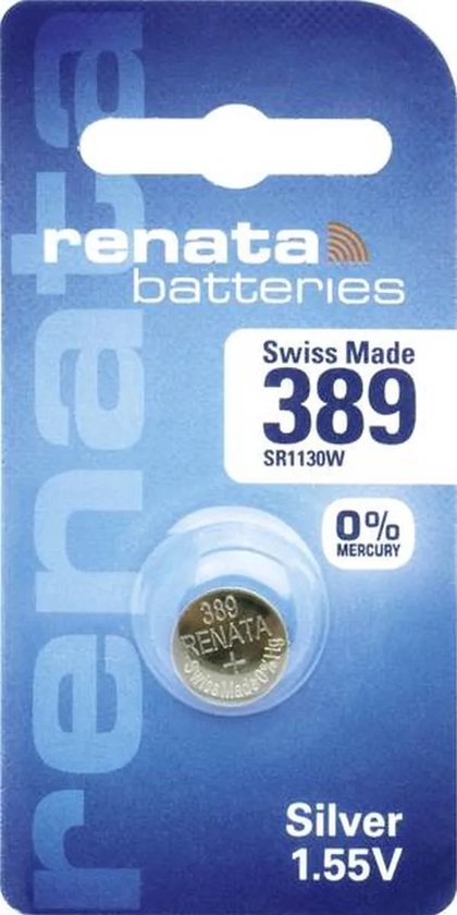 5 Batterie Orologio 389 390 G10 SR1130W SR1130 Ossido D'argento - Foto 8