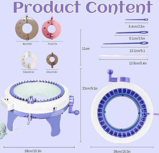 Breimachine - Breimolen - Volwassenen - Knitting machine - Breimachine ...