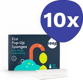 Seep Eco Pop Up Sponzen (10x 2 stuks)